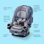 Graco 4Ever DLX 4-in-1 Car Seat, Charlie| Infant to Toddler Car Seat, with 10 Years of Use | Rear-Facing, Forward-Facing and Booster Modes | Safe, Comfortable and Convenient