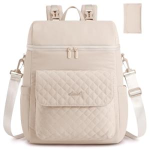 LOVEVOOK Diaper Bag Backpack, 3 in 1 Baby Bag with Changing Pad & Detachable Straps, Large Diaper Backpack for Mom Dad with Stroller Buckles