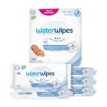 WaterWipes Sensitive+ Newborn & Baby Wipes, 3-In-1 Cleans, Cares, Protects, 99.9% Water, Unscented & Hypoallergenic, 300 Count (5 Packs)