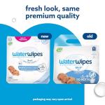 WaterWipes Sensitive+ Newborn & Baby Wipes, 3-In-1 Cleans, Cares, Protects, 99.9% Water, Unscented & Hypoallergenic, 300 Count (5 Packs)