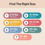 The Honest Company Comfort Dry Disposable Diapers for Sensitive Skin, Hypoallergenic, Beary Cool + Big Trucks, Super Club Box Size 6 (35 lbs), 68 Count