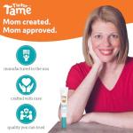 T is for Tame - Taming Gel Wand – Natural Flyaway Tamer for Kids & Adults – Smooths Baby Hairs, Frizz & Static – Alcohol-Free, Vegan & Cruelty-Free Hair Styling Gel – 0.5 fl oz