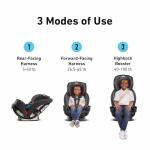 Graco TriRide 3-in-1 Reclining Car Seat, Kipling - Rear & Forward Facing Car Seat, Highback Booster, Adjustable Headrest