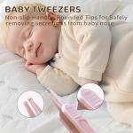 Baby Nail Kit with Cute Owl Case – Newborn Manicure & Pedicure Set with Nail Clipper, Scissors, File & Tweezers for Infant and Toddler Care (Gift for Mom) (Pink)