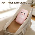 Baby Nail Kit with Cute Owl Case – Newborn Manicure & Pedicure Set with Nail Clipper, Scissors, File & Tweezers for Infant and Toddler Care (Gift for Mom) (Pink)