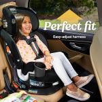 Graco Turn2Me 3-in-1 Rotating Convertible Car Seat, Cambridge, Rear-Facing Rotation Only, Forward-Facing Mode, Highback Booster Up to 100 lbs, Adjustable Headrest & Harness, Steel Reinforced Frame