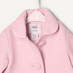 Amazon Essentials x Sofia Grainge Baby Girls' Wool Blend Dress Coat, Pink, 12 Months