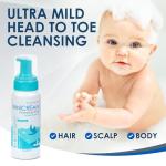 Vanicream Foaming Wash for Baby, 8 Oz, Gentle Cleanse and Moisture, Tear-Free Baby Shampoo and Body Wash with Beta-Glucan, Formulated without Common Irritants for Sensitive Skin, All Ages