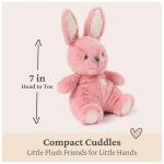 GUND Baby Oh So Snuggly Littles Bunny Rabbit, Small Stuffed Animals, Bunny Stuffed Animal, Plush Toys for Infants and Toddlers, Pink, 7”