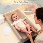 JVEOO Muslin Baby Changing Pad, 2 Pack Muslin Soft Cotton Covers & Waterproof Lining Foam Diaper Changing Table Pad 32" x 16.6" Mat for Dressers & Table