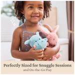 GUND Baby Oh So Snuggly Littles Bunny Rabbit, Small Stuffed Animals, Bunny Stuffed Animal, Plush Toys for Infants and Toddlers, Pink, 7”