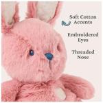 GUND Baby Oh So Snuggly Littles Bunny Rabbit, Small Stuffed Animals, Bunny Stuffed Animal, Plush Toys for Infants and Toddlers, Pink, 7”