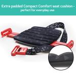 New Mifold Comfort Grab-and-go Car Backless Booster Seat-Compact and Portable for Every Day, Carpooling, Travel, Ocean Blue