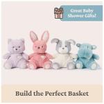 GUND Baby Oh So Snuggly Littles Bunny Rabbit, Small Stuffed Animals, Bunny Stuffed Animal, Plush Toys for Infants and Toddlers, Pink, 7”