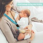 Bumblebee Manual Breast Pump with Breastfeeding Milk Saver Stopper& lid in Gift Box Food Grade Silicone bpa PVC and Phthalate Free 3.04oz/90ml