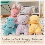 GUND Baby Oh So Snuggly Littles Bunny Rabbit, Small Stuffed Animals, Bunny Stuffed Animal, Plush Toys for Infants and Toddlers, Pink, 7”