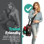 Mifold Hifold Adjustable Kids High Back Booster Car Seat with Strap – Slate Grey