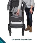 Safety 1st Smooth Ride Travel System Stroller and OnBoard FLX Infant Car Seat, Newborn to Toddler Baby Combo, Easy-Install, Large Canopy, Ample Storage, Foldable, Rear-Facing 4-30 lbs, Monument