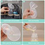 Bumblebee Manual Breast Pump with Breastfeeding Milk Saver Stopper& lid in Gift Box Food Grade Silicone bpa PVC and Phthalate Free 3.04oz/90ml