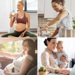 Bumblebee Manual Breast Pump with Breastfeeding Milk Saver Stopper& lid in Gift Box Food Grade Silicone bpa PVC and Phthalate Free 3.04oz/90ml