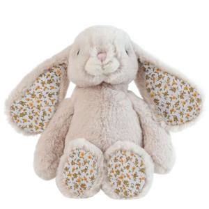 DILLY DUDU Blossom Bunny Rabbit Stuffed Animal Plush Toy Best Gifts 10-Inch（Beige）