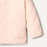 Amazon Essentials x Sofia Grainge Unisex Babies' Hooded Insulated Midweight Field Jacket, Pearl, 12 Months