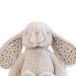 DILLY DUDU Blossom Bunny Rabbit Stuffed Animal Plush Toy Best Gifts 10-Inch（Beige）