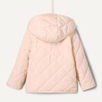 Amazon Essentials x Sofia Grainge Unisex Babies' Hooded Insulated Midweight Field Jacket, Pearl, 12 Months