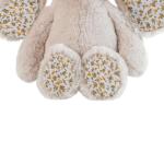 DILLY DUDU Blossom Bunny Rabbit Stuffed Animal Plush Toy Best Gifts 10-Inch（Beige）