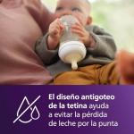 Philips AVENT Natural Baby Bottle with Natural Response Nipple, Teal Baby Gift Set, SCD837/02