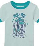 Amazon Essentials Disney | Marvel | Star Wars Baby Boys' Snug-Fit Cotton Pajama Sleepwear Sets, Pack of 3, 3-piece Star Wars Green R2-d2 Set, 24 Months