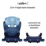 Diono Cambria 2XT XL, Dual Latch Connectors, 2-in-1 Belt Positioning Booster Seat, High-Back to Backless Booster with Space and Room to Grow, 8 Years 1 Booster Seat, Blue Surge