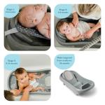 The First Years Renewed Baby Bath Tub - Newborn to Toddler 3-in-1 Baby Tub with Removable Sling - Made with 50% Recycled Material - 0 to 25 LBs