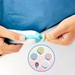 12 Pieces Baby Nail File Pads Nail Trimmer Replacement Pads Electric Baby Nail Grinding Heads for Standard Electric Kid Nail Trimmer Suits to Newborn and Adults