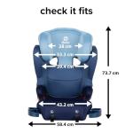 Diono Cambria 2XT XL, Dual Latch Connectors, 2-in-1 Belt Positioning Booster Seat, High-Back to Backless Booster with Space and Room to Grow, 8 Years 1 Booster Seat, Blue Surge