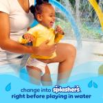Pampers Swim Diapers - Splashers - Size 5+, 17 Count, Gap-Free Disposable Baby Swimming Pants