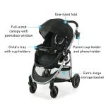 Graco Modes Pramette Stroller, 3-in-1 Baby Stroller, 3 Modes from Infant Car Seat Carrier, Infant Pramette, to Toddler Stroller, Reversible Seat, One Hand Fold, Extra Storage, Child Tray, Pierce