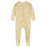 Gerber Baby Girls 2-pack Footed Pajamas And Toddler Sleepers, Rose Garden Yellow, 12 Months US