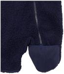 Amazon Essentials Unisex Babies' Hooded Sherpa Fleece Bunting Suit, Dark Navy, 18 Months