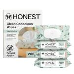 The Honest Company Hypoallergenic Multi-Use Baby Wipes for Sensitive Skin, Geo Mood, 288 Count