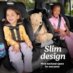 Graco Slimfit 3-in-1 Convertible Car Seat, Ultra-Space-Saving Design, Jarret, Suitable for Rear and Forward-Facing, Highback Booster Seat with 10-Position Headrest