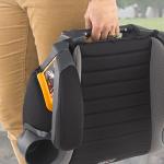 Chicco GoFit Backless Booster Car Seat Without Latch Attachment, Travel Booster Seat for Car, Portable Car Booster Seat for Children 40-110 lbs., Shark/Black/Grey