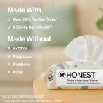 The Honest Company Hypoallergenic Multi-Use Baby Wipes for Sensitive Skin, Geo Mood, 288 Count