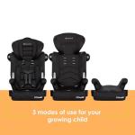 Baby Trend Hybrid SI 3-in-1 Combination Booster Seat, Hoboken Black – Side-Impact Protection, 3-Stage Growth Design, Adjustable Headrest, Cushioned Comfort