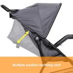 Baby Trend Venture 3-Wheel Stroller Travel System, Stellar Grey