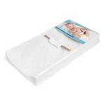 Graco Premium Contoured Changing Pad – GREENGUARD Gold Certified, Water-Resistant, Ultra-Soft Buckle Cover, Contoured Baby Changing Pad, Fits Most Standard-Size Changing Toppers, Non-Skid Bottom