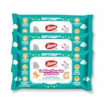 JALOMA Baby Wipes with Chamomile and Calendula Extract, Hypoallergenic and Paraben Free, 3Pack, 80 Ct Each