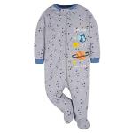 Gerber Baby Boys 4 Pack 'N Play Footie And Toddler Sleepers, Space, 0-3 Months US