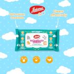 JALOMA Baby Wipes with Chamomile and Calendula Extract, Hypoallergenic and Paraben Free, 3Pack, 80 Ct Each