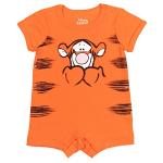 Disney Winnie the Pooh Tigger Infant Baby Boys Romper and Bucket Sun Hat Orange 12 Months
